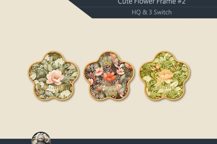 HQ Cute Flower Frame #2 Sellable Samtuse963
