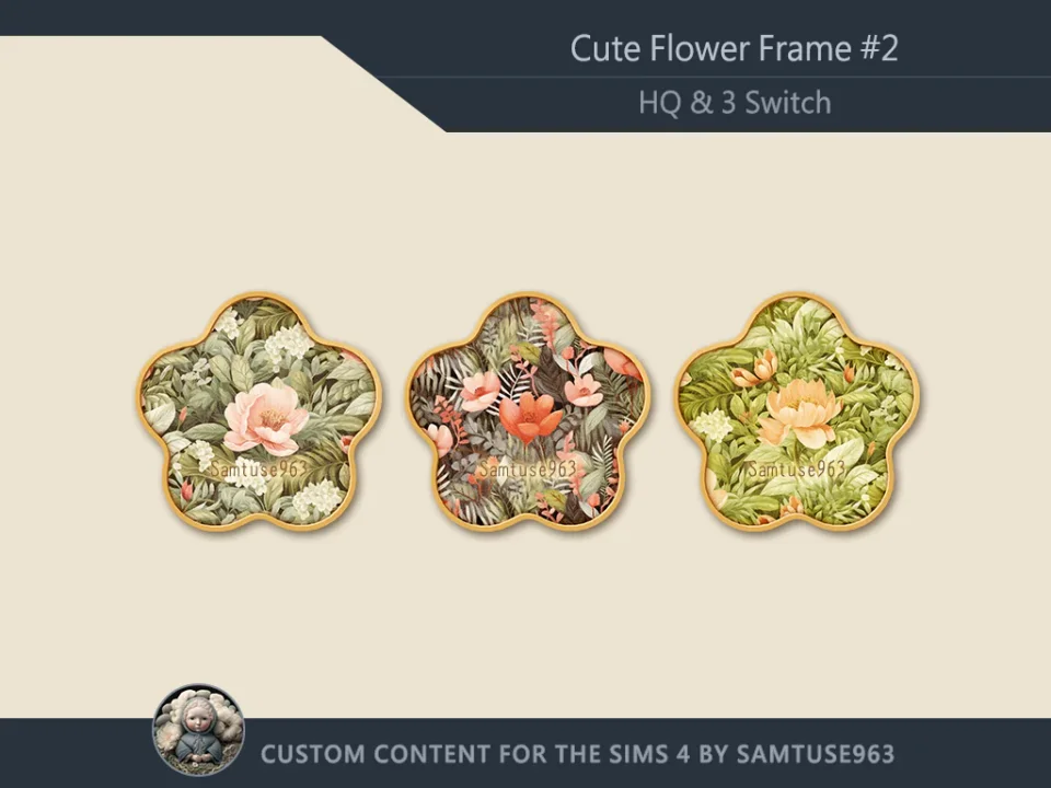 HQ Cute Flower Frame #2 Sellable Samtuse963