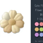 Cute Fluffy Flower Dance Rug #6 Samtuse963