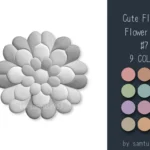 Cute Fluffy Flower Dance Rug #7 Samtuse963
