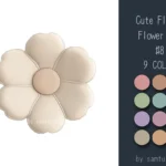 Cute Fluffy Flower Dance Rug #8 Samtuse963