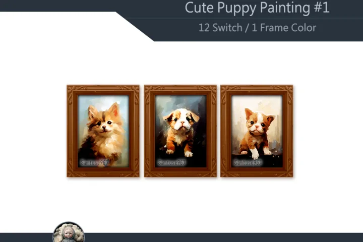 Cute Puppy Painting #1 Samtuse963