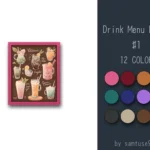 Drink Menu Frame #1 Samtuse963