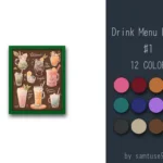 Drink Menu Frame #1 Samtuse963