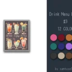 Drink Menu Frame #3 Samtuse963