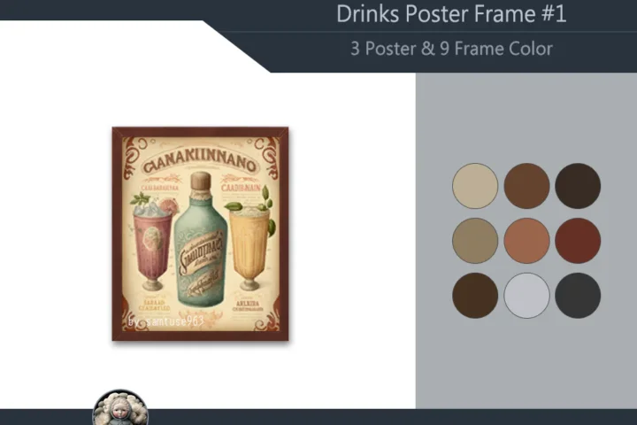 Drinks Poster Frame #1 Samtuse963