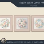 Elegant Square Painting #1 Sellable Extra C Samtuse963