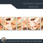 HQ Feel Rhythm Triptych #1 Sellable Extra E Samtuse963