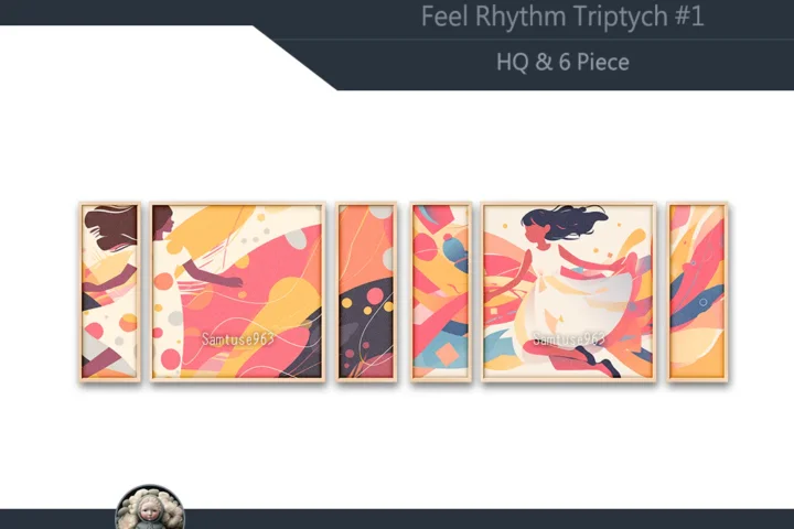 HQ Feel Rhythm Triptych #1 Sellable Extra E Samtuse963