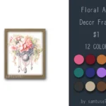 Floral Art Decor Frame #1-Samtuse963