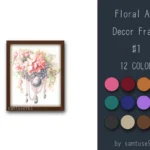 Floral Art Decor Frame #1-Samtuse963