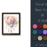 Floral Art Decor Frame #1-Samtuse963