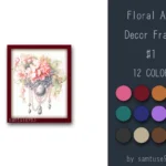 Floral Art Decor Frame #1-Samtuse963