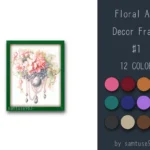 Floral Art Decor Frame #1-Samtuse963