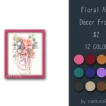 Floral Art Decor Frame #2-Samtuse963
