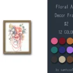Floral Art Decor Frame #2-Samtuse963