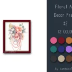 Floral Art Decor Frame #2-Samtuse963