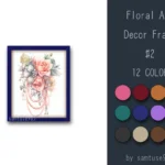 Floral Art Decor Frame #2-Samtuse963