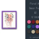 Floral Art Decor Frame #2-Samtuse963