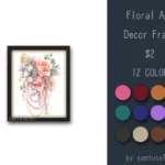 Floral Art Decor Frame #2-Samtuse963