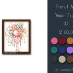 Floral Art Decor Frame #3-Samtuse963