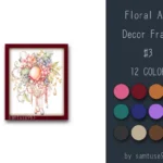 Floral Art Decor Frame #3-Samtuse963