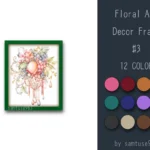 Floral Art Decor Frame #3-Samtuse963