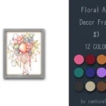 Floral Art Decor Frame #3-Samtuse963