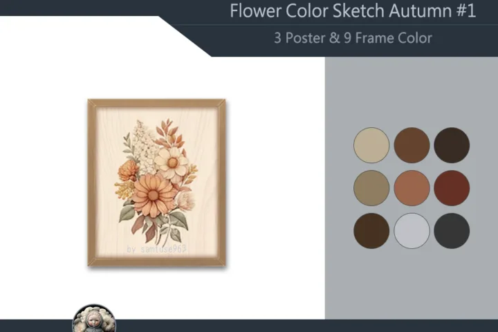 Flower Color Sketch Autumn #1 Sellable Samtuse963