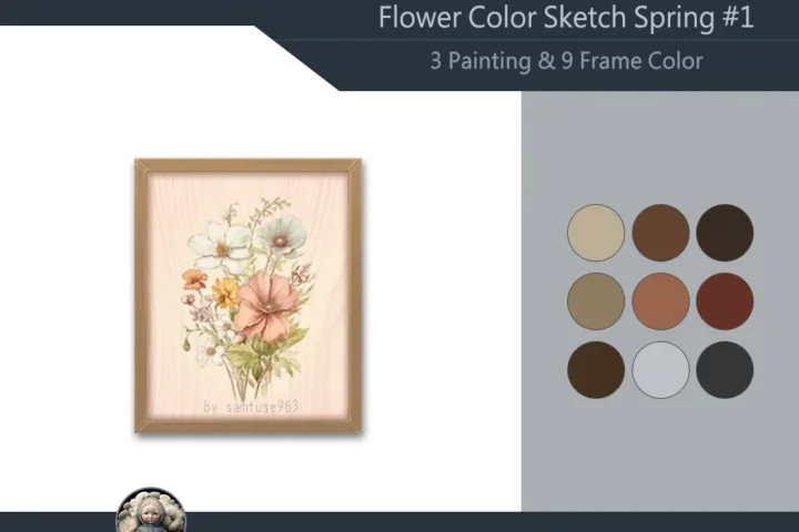 Flower Color Sketch Spring #1 Samtuse963