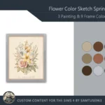 Flower Color Sketch Spring #1 Samtuse963