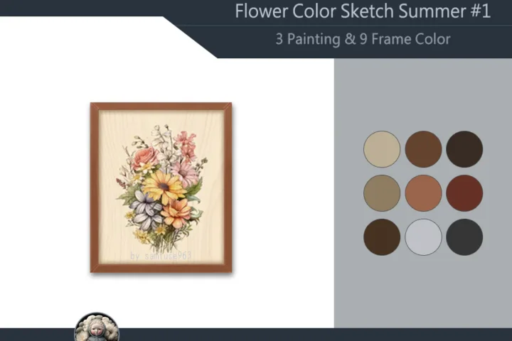 Flower Color Sketch Summer #1 Samtuse963