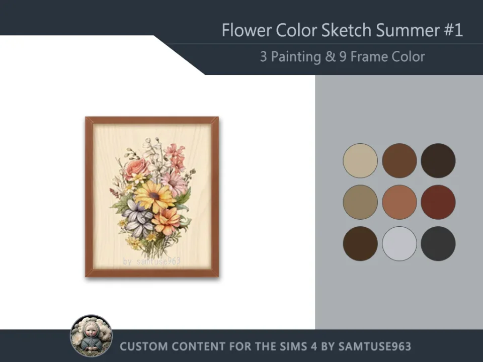 Flower Color Sketch Summer #1 Samtuse963