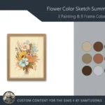 Flower Color Sketch Summer #1 Samtuse963