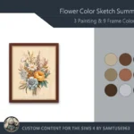 Flower Color Sketch Summer #1 Samtuse963