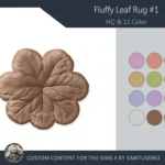 HQ Fluffy Leaf Dance Rug #1 Samtuse963