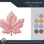 HQ Fluffy Leaf Dance Rug #2 Samtuse963