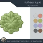 HQ Fluffy Leaf Dance Rug #3 Samtuse963