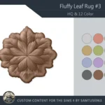 HQ Fluffy Leaf Dance Rug #3 Samtuse963