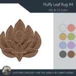 HQ Fluffy Leaf Dance Rug #4 Samtuse963