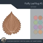 HQ Fluffy Leaf Dance Rug #5 Samtuse963