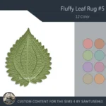 HQ Fluffy Leaf Dance Rug #5 Samtuse963