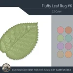 HQ Fluffy Leaf Dance Rug #6 Samtuse963