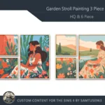 HQ Garden Stroll Painting 3 Piece Set #1 Sellable Extra F Samtuse963