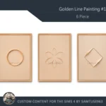 Golden Line Painting #1 Sellable Extra A Samtuse963