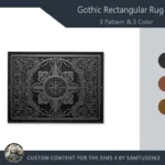 Gothic Rectangular Dance Rug #1 Samtuse963