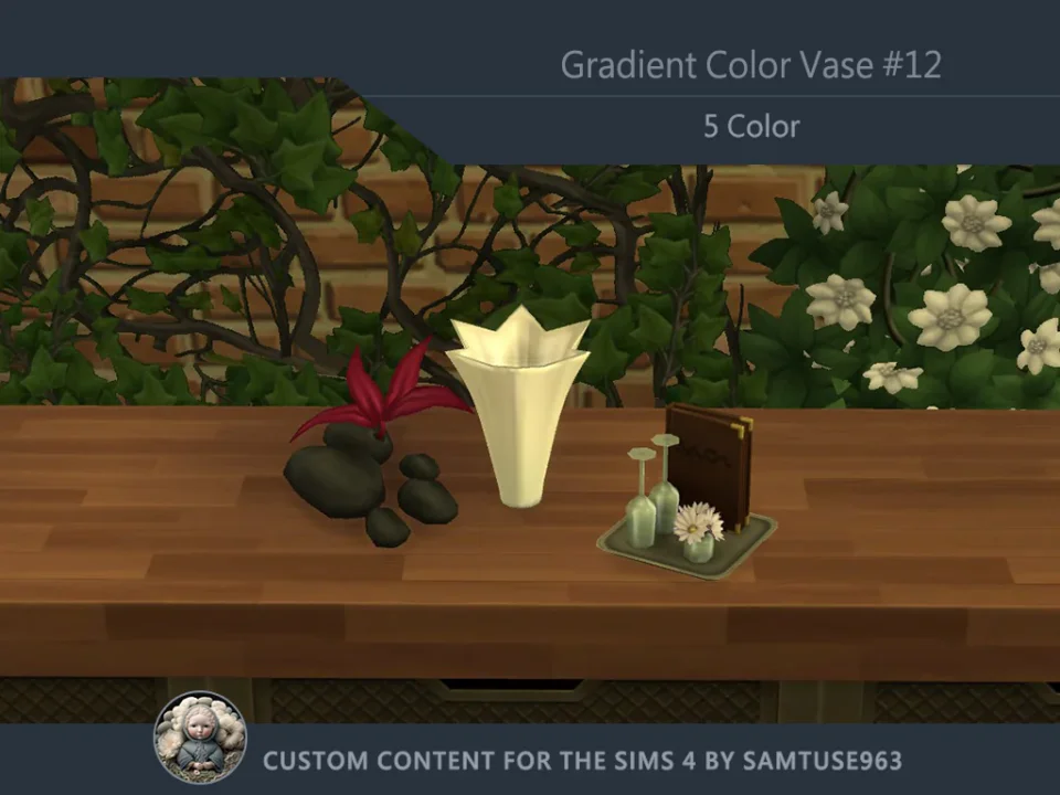 Gradient Color Vase #12 Samtuse963