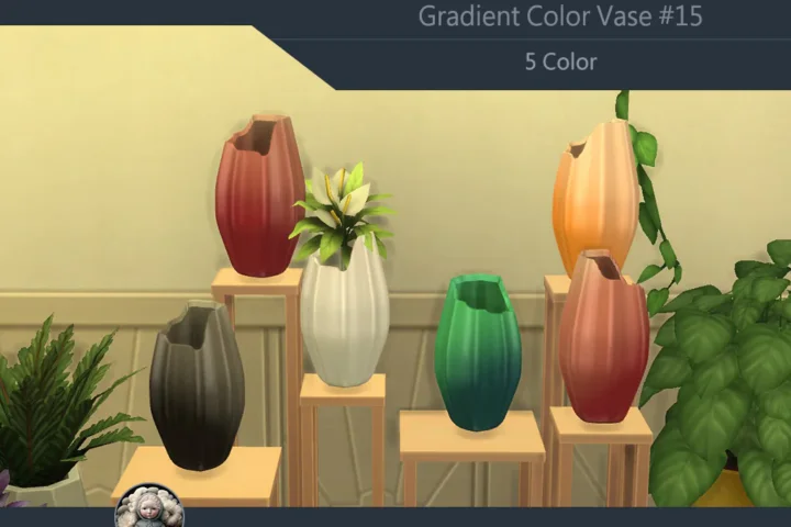 Gradient Color Vase #15 Samtuse963