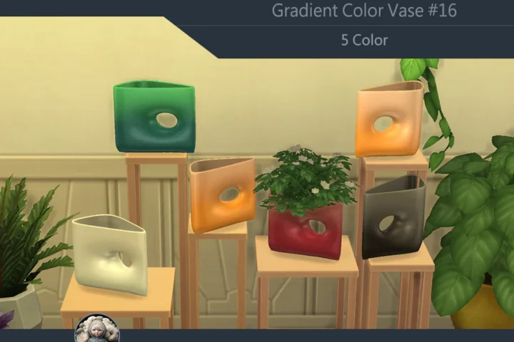 Gradient Color Vase #16 Samtuse963