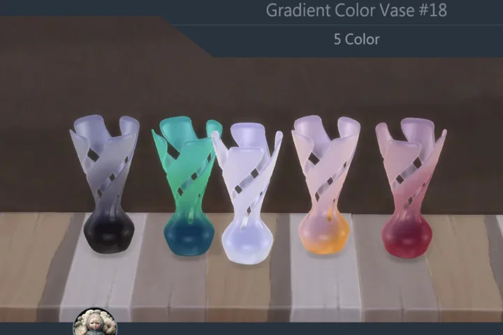 Gradient Color Vase #18 Samtuse963